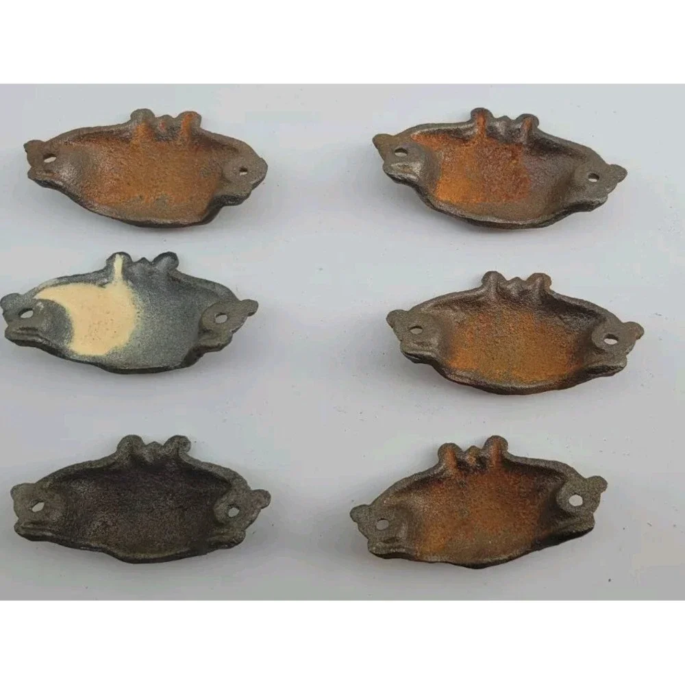 Antique Cast Iron Drawer Pulls 3